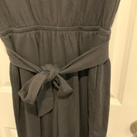 NWT-Cuddl Duds, Crinkle Jersey V-Neck, Jumpsuit with Tie Front Detail. - Picture 3 of 7